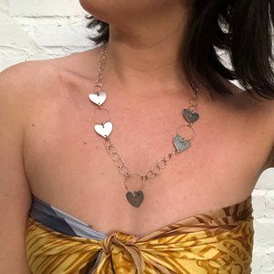 90s Heart Chain Necklace